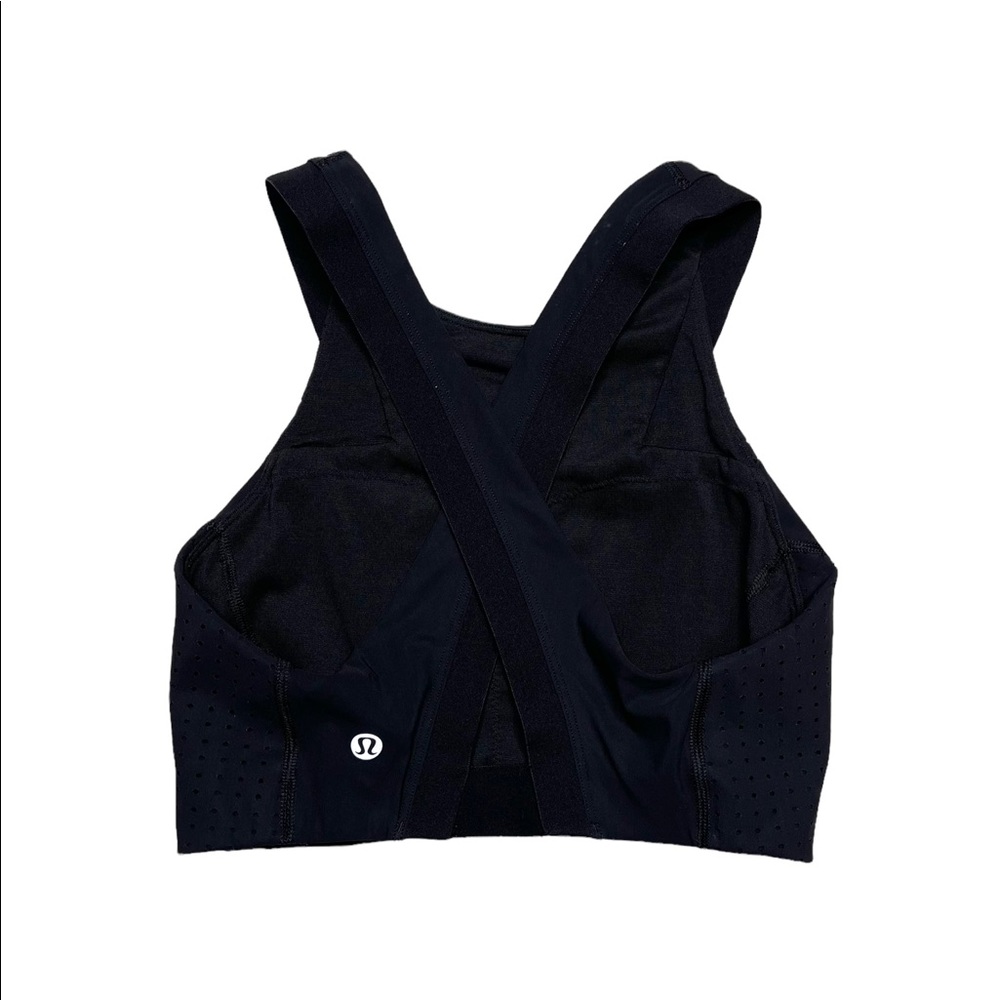 lululemon X soulcycle | Bootcamp Ready High Neck Bra Black 4 - Picture 2 of 7